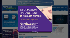 Desktop Screenshot of healthcare-informatics.com